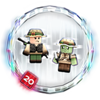 Icon of the Biting BLOXikin badge in The Hunt: Roblox 20