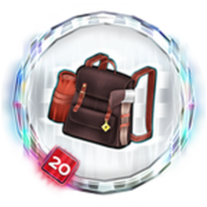 Icon of the Leather Adventure Backpack badge in The Hunt: Roblox 20