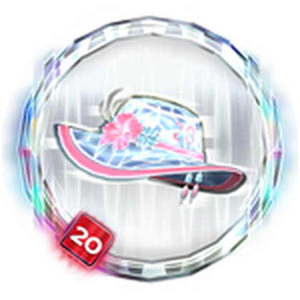 Icon of the The Runway Sunhat badge in The Hunt: Roblox 20