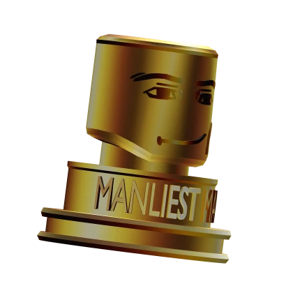 Official Roblox catalog image of Manliest Man Award, a The Hunt: Roblox 20 event item