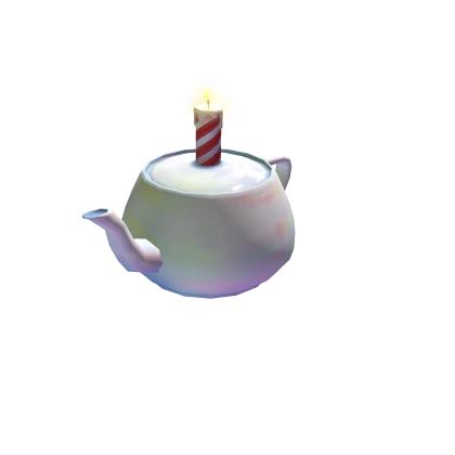 Official Roblox catalog image of The Twentieth Teapot, a The Hunt: Roblox 20 event item