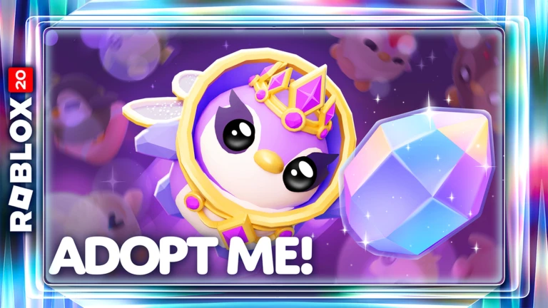Official The Hunt: Roblox 20 event card for Adopt Me! (2019): Adopt and raise your own pet