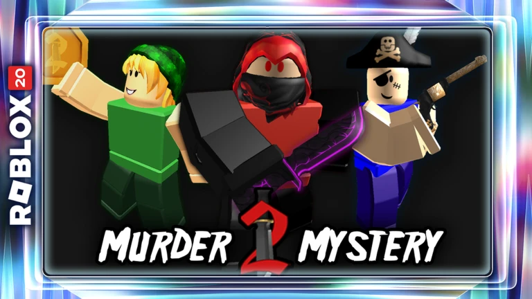 Official The Hunt: Roblox 20 event card for Murder Mystery 2 (2014): Unmask the killer before they strike