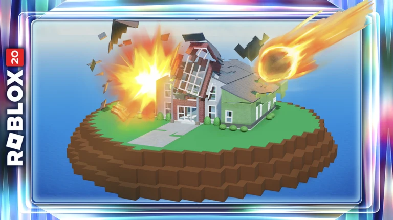 Official The Hunt: Roblox 20 event card for Natural Disaster Survival (2011): Survive Mother Nature's wrath